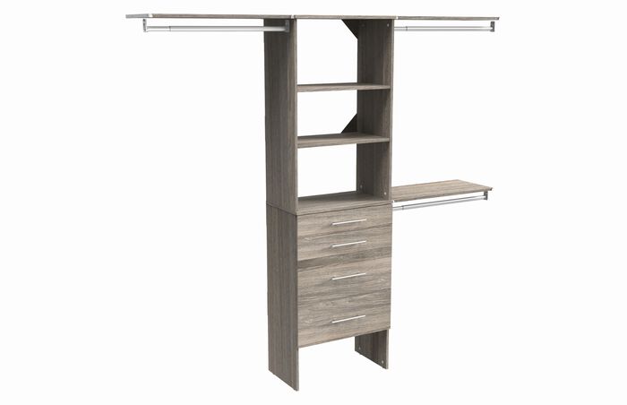 25" Organizer + 4 Modern Drawers image number 0