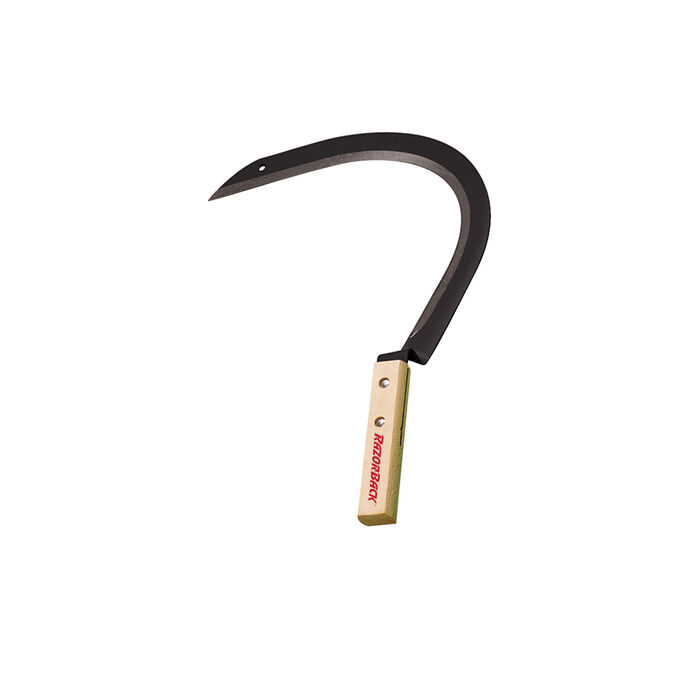 Grass Hook, with Short Wood Handle image number 0