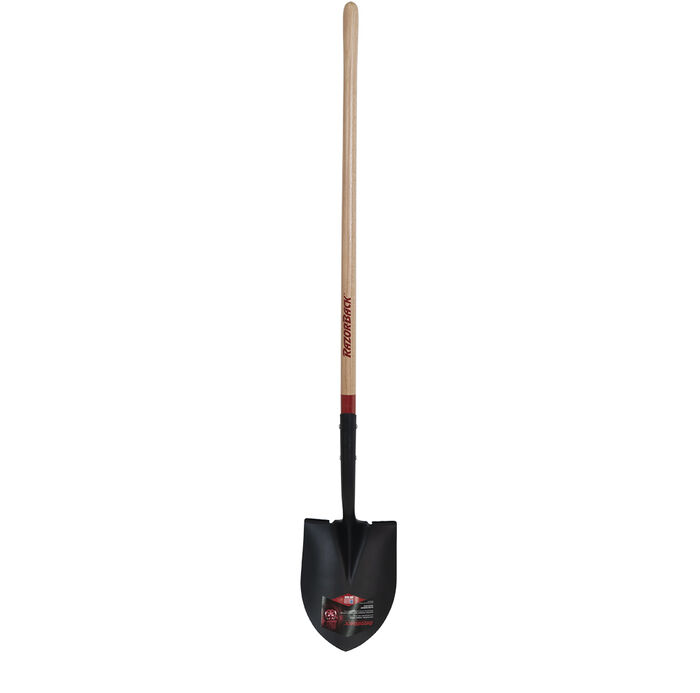 Round Point Shovel, Open Back with Wood Handle image number 0