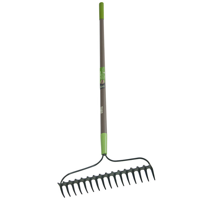 16-Tine Double Play Bow Rake w/Fiberglass Handle image number 0