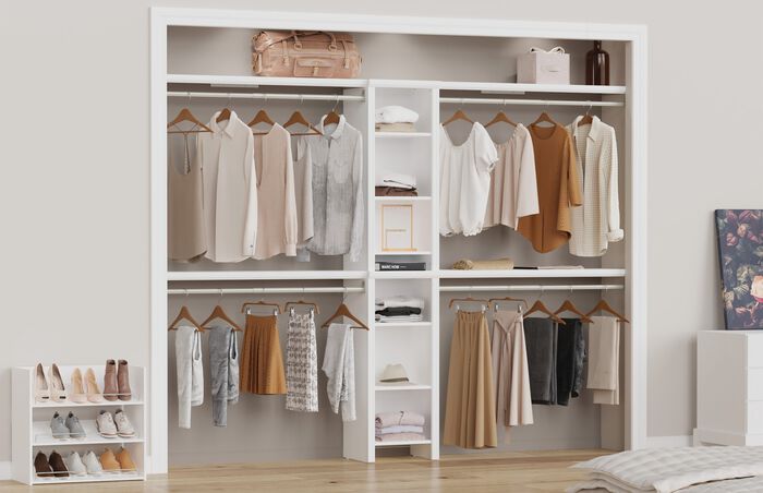 1 Narrow Tower 4 Top Shelf 1 Shoe Unit Kit image number 3