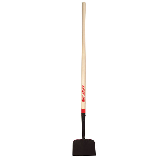 8 Inch Forged Ice Scraper, Solid Shank, with Wood Handle