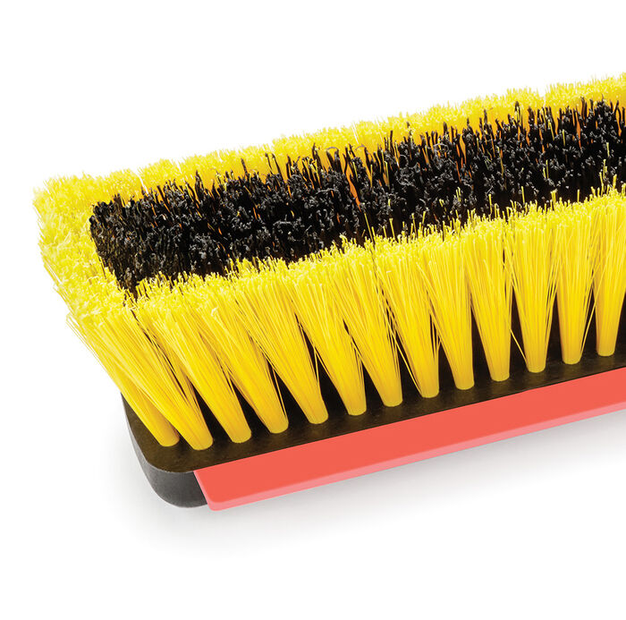 24 IN Dual-Use Push Broom  With Squeegee and Steel Brace image number 1
