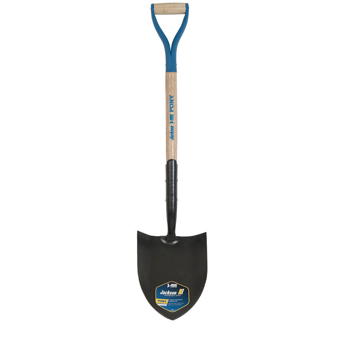 Round Point Shovel with Solid Shank, No-step, and Armor D-grip image number 0