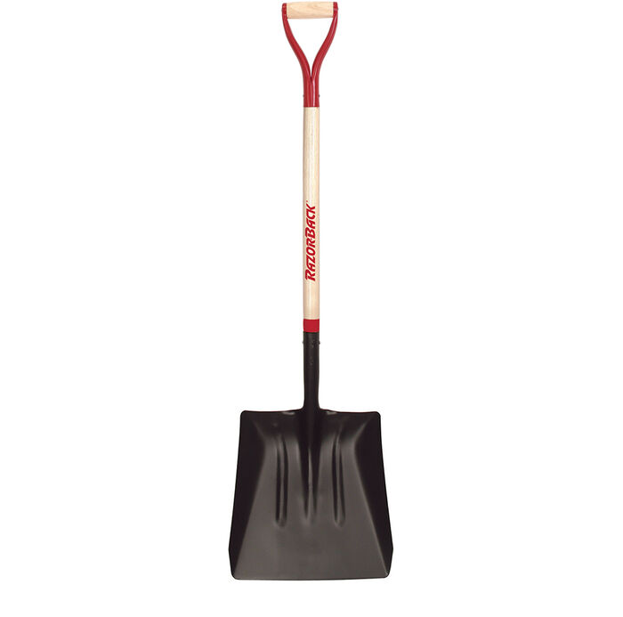 #4 Street Coal/Street Shovel, with Wood Handle and Steel D-Grip image number 0
