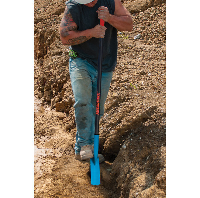 3-in Trenching Shovel with Fiberglass Handle and Cushion Grip image number 1