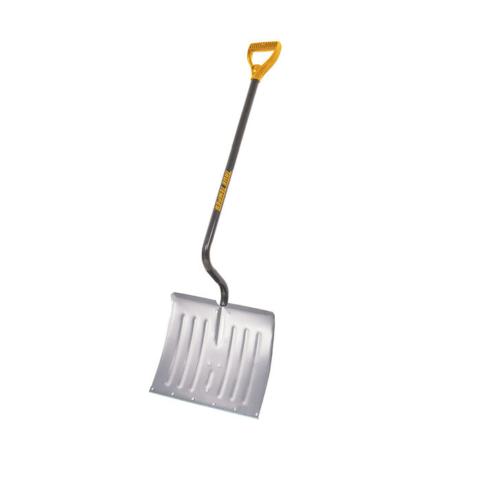 18 Inch Aluminum Snow Shovel with D-Grip on Ergonomic Handle image number 0
