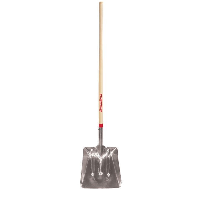 #2 General Purpose Aluminum Scoop with Wood Handle