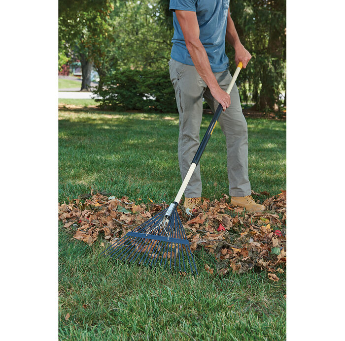 22-Tine Steel Leaf Rake image number 1