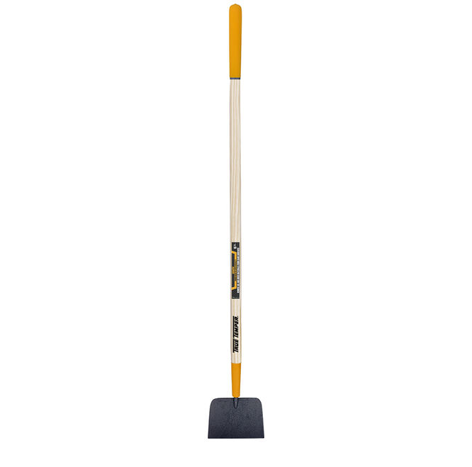 7 Inch Forged Sidewalk Scraper with Cushion End Grip on Hardwood Handle