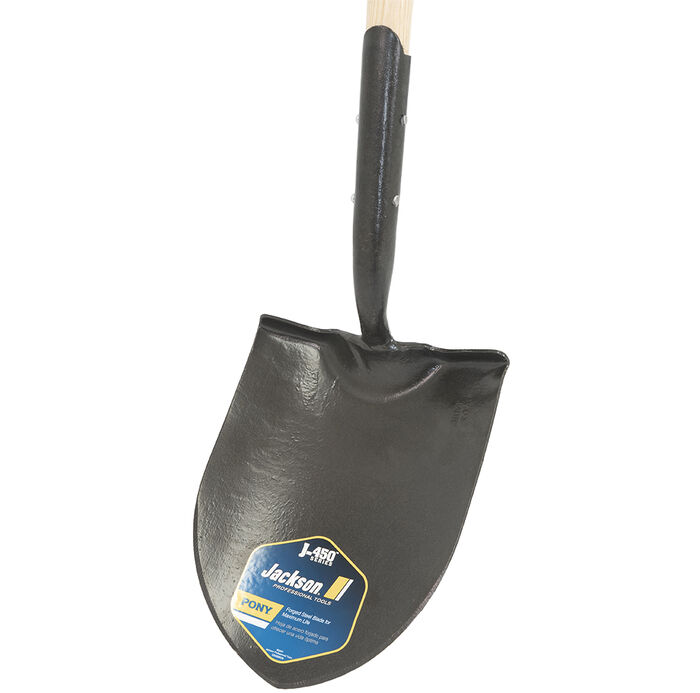 Round Point Shovel with Solid Shank and Armor D-grip image number 1