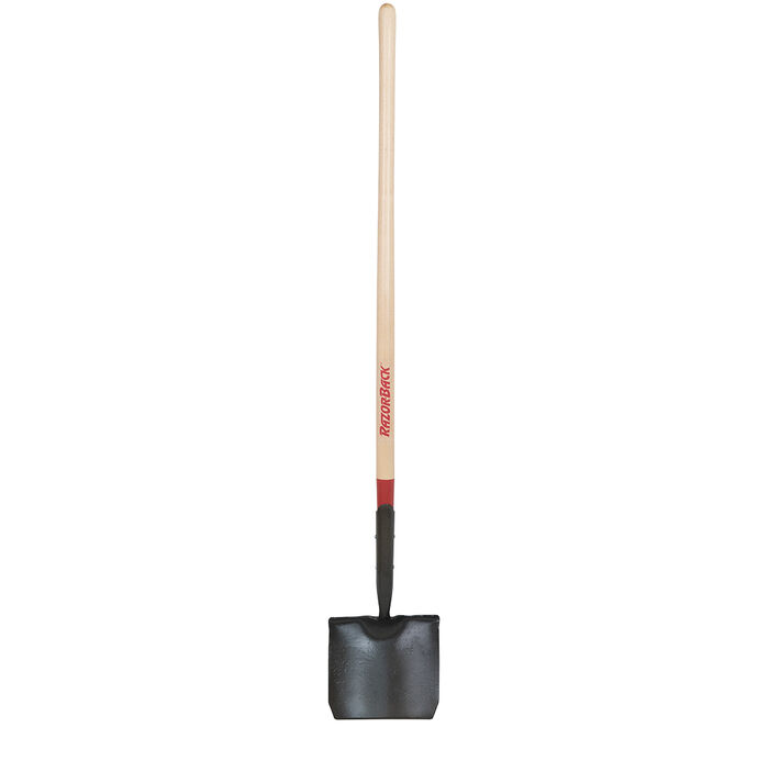 Clipped Solid Shank Shovel with Wood Handle image number 0