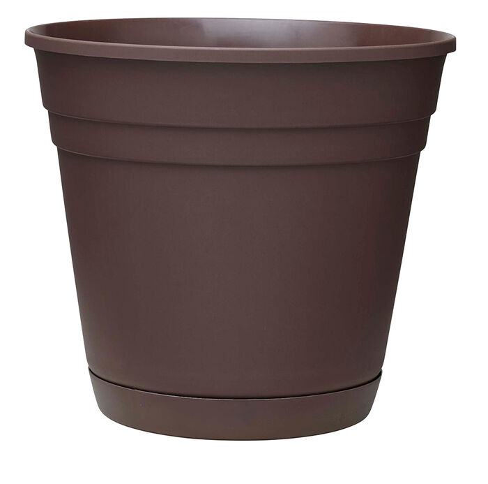 4" Riverland Planter w/ Attached Saucer image number 0