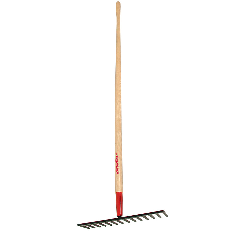 Concrete Rake, Rebar Hook, with Wood Handle | Home by AMES