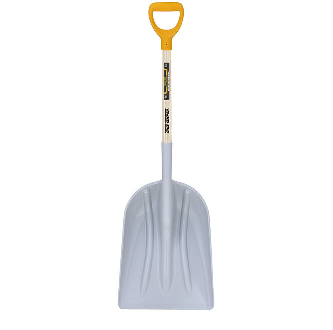 #12 Poly Scoop with D-Grip on Hardwood Handle