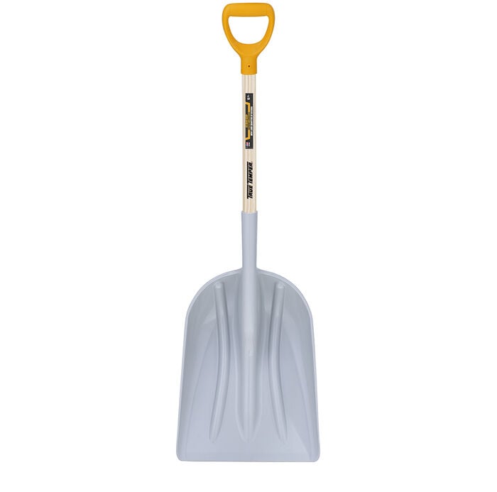 #12 Poly Scoop with D-Grip on Hardwood Handle image number 0