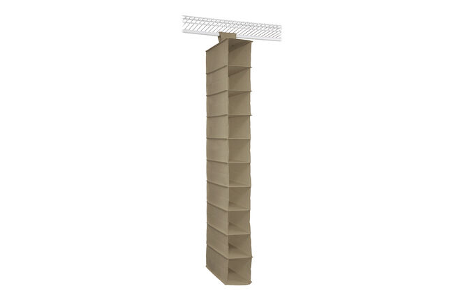 10 Shelf Hanging Shoe Organizer