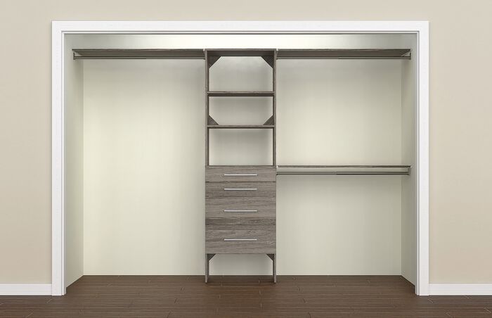 25" Organizer + 4 Modern Drawers image number 1