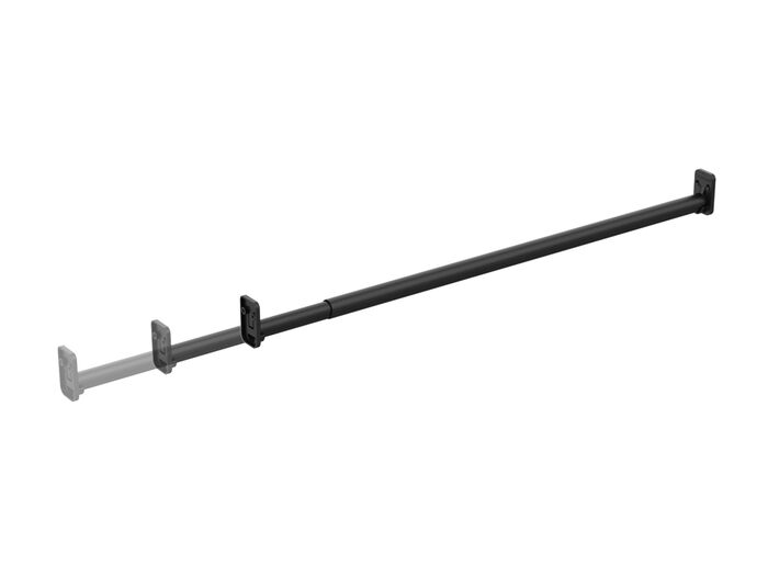 BRIGHTWOOD 48 IN CLOSET ROD BLACK image number 0