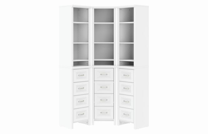Three Narrow Tower Twelve Drawer Kit