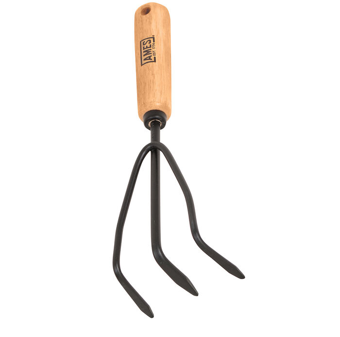 Hand Cultivator with Wood Handle image number 0