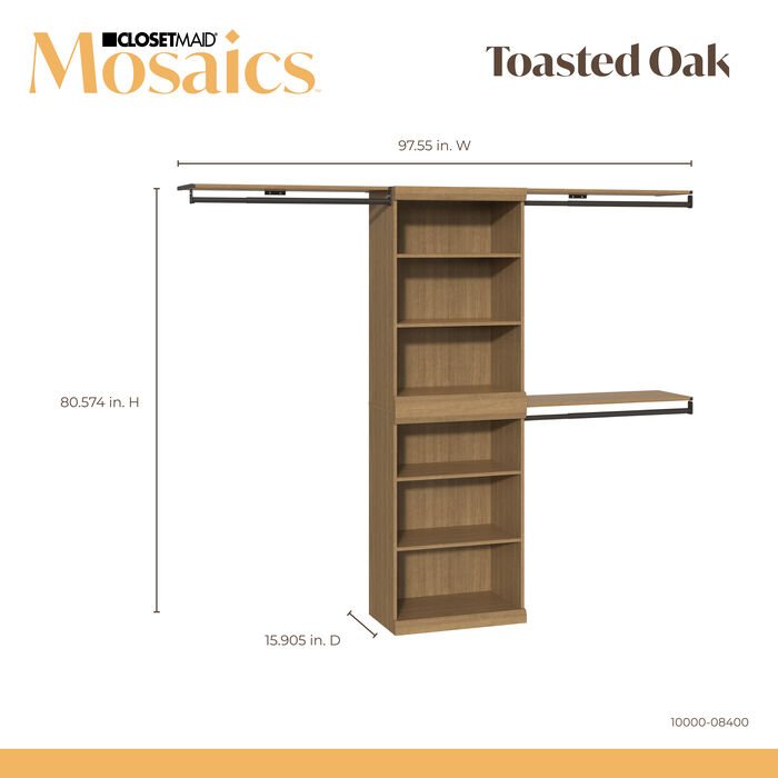 2 Shelf & 3 Hanging Units Combo image number 3