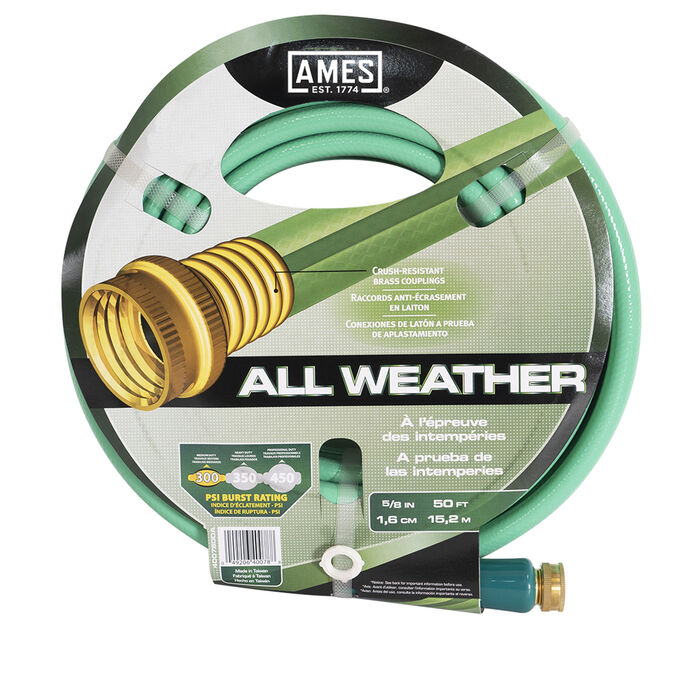 All-Weather Garden Hose 50ft x 5/8-in image number 0