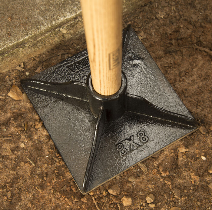 8 in. x 8 in. Steel Tamper image number 3