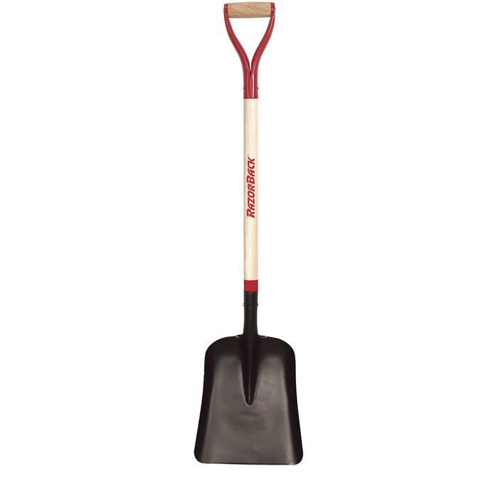 #2 General Purpose Steel Scoop with Wood Handle and Steel D-Grip image number 0