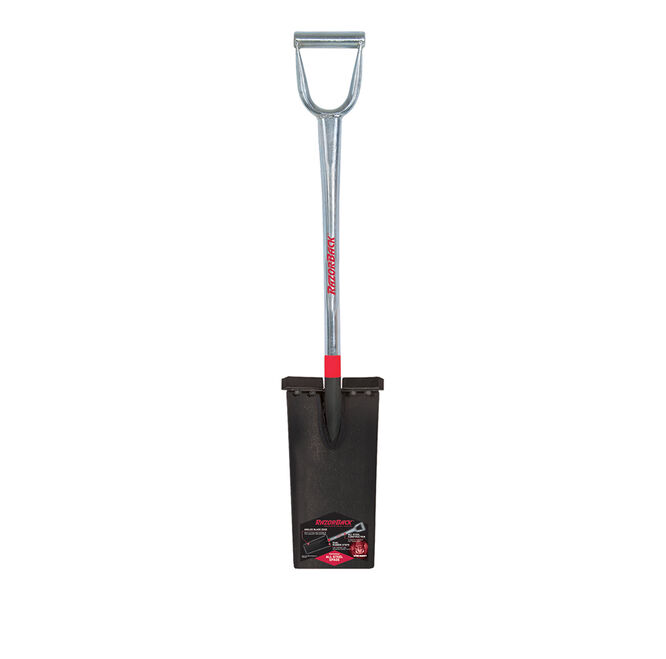 13-in Industrial Spade with Steel Handle and D-Grip