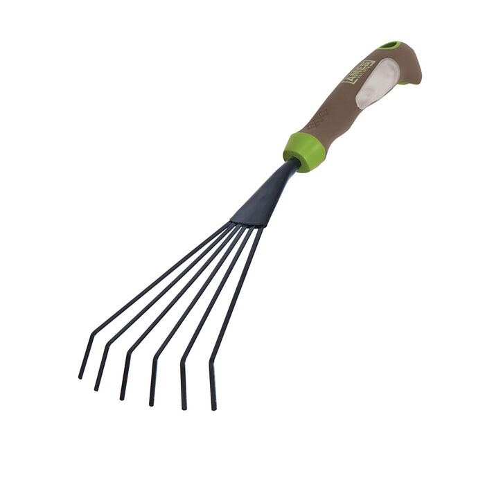 6-Piece Garden Hand Tool Set - Hand Trowel, Hand Weeder, Hand Rake, Hand Transplanter, Hand Scoop and Hand Cultivator image number 1