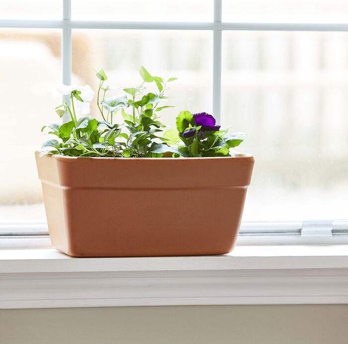 12" Clay Window Box image number 1