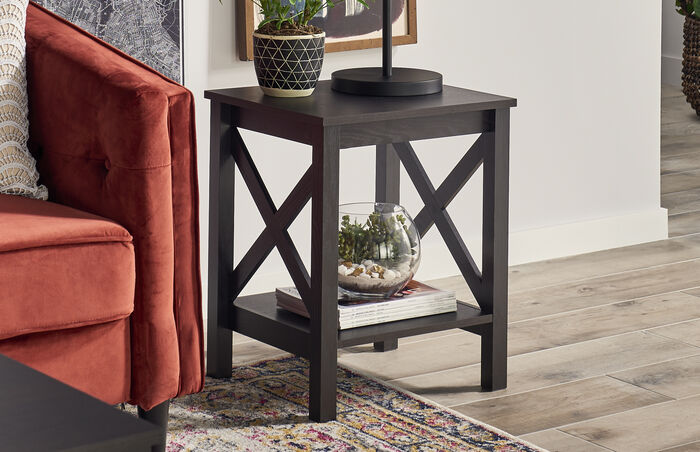X-FRAME END TABLE image number 1
