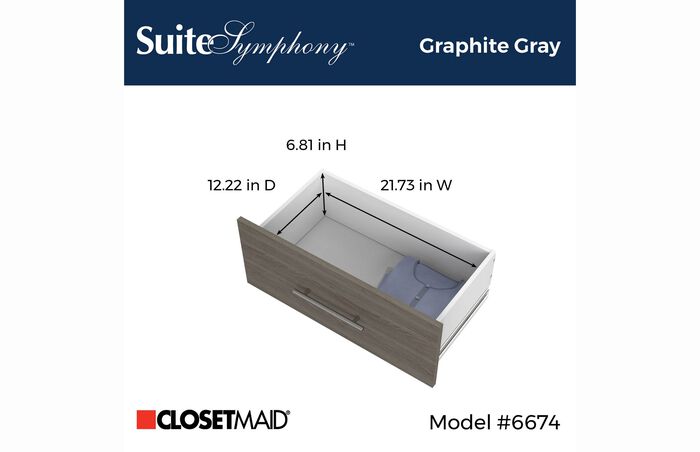 25 pouces. W x 10 po. D Dotoir moderne image number 2