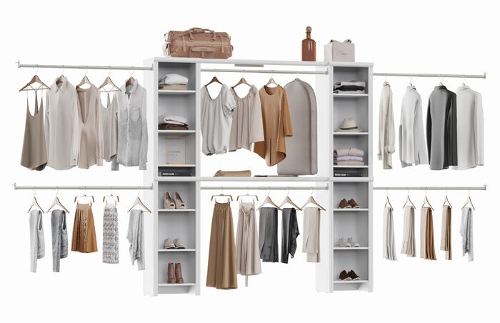 Two Narrow Tower Two Top Shelf Kit image number 1