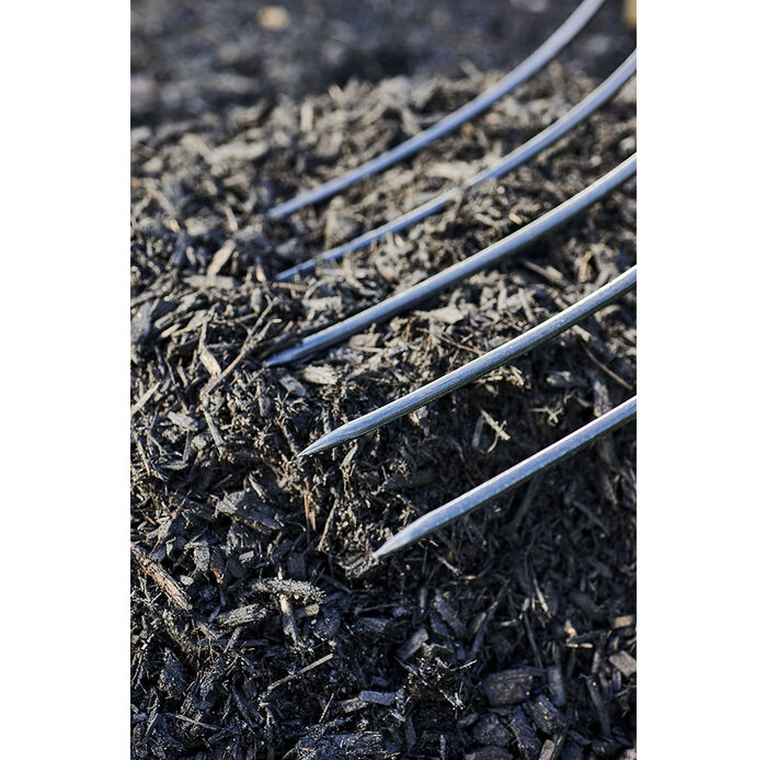 5 Tine Barley Fork, Forged, with Wood Handle image number 3