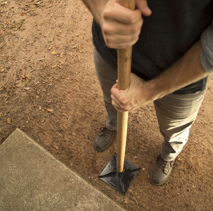 8 in. x 8 in. Steel Tamper image number 2