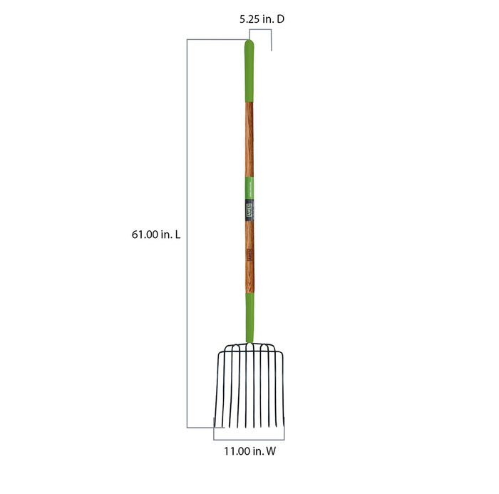 10-Tine Welded Bedding Fork image number 2
