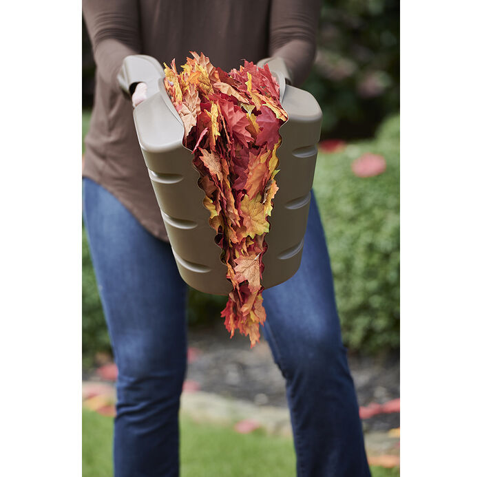 AMES Leaf Scoops Hand Rake Set with Collapsible Pop-Up Garden Waste Bag image number 6