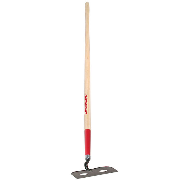 10 Inch Mortar Hoe, Forged,  with Wood Handle