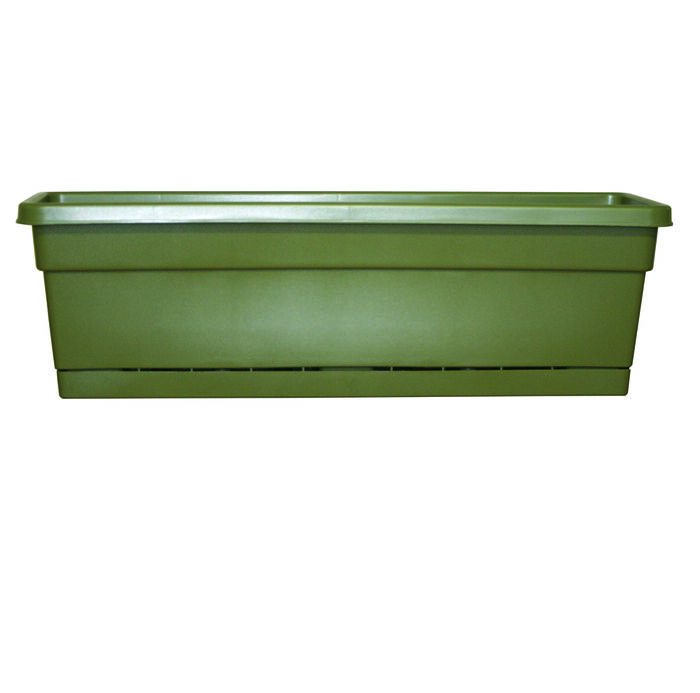 18" Rolled Rim Window Box w/ AttachedTray image number 0