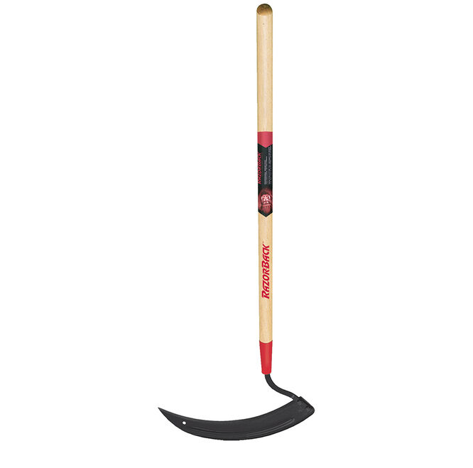 12-In Grass Hook with Wood Handle