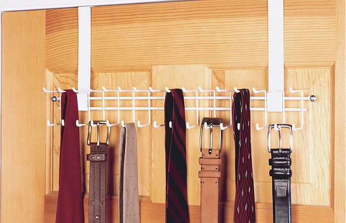 Over-the-Door Tie & Belt Rack image number 1