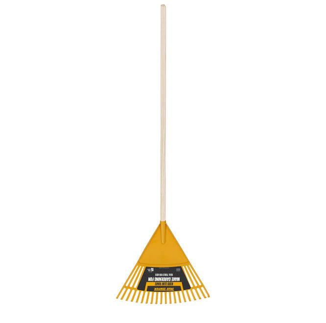 18-Inch Kids' Poly Leaf Rake