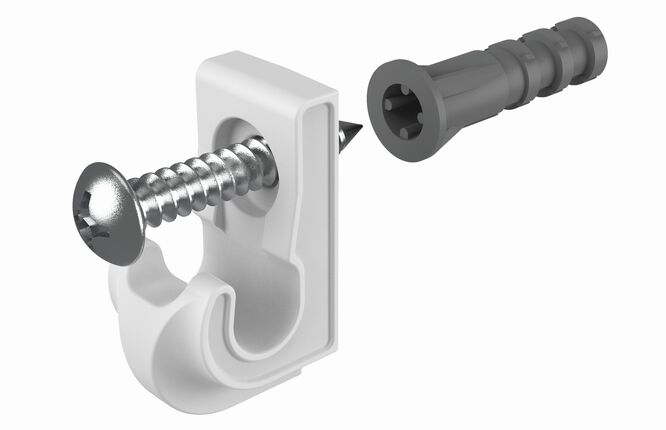 Clips muraux pour le beton