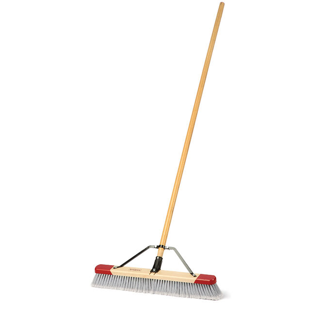 24 IN Premium Indoor Push Broom - Unassembled