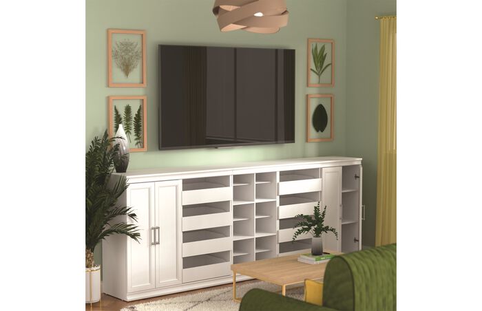 Two Shelf, Two Drawer, Divided, with Two Door Pairs Kit image number 3