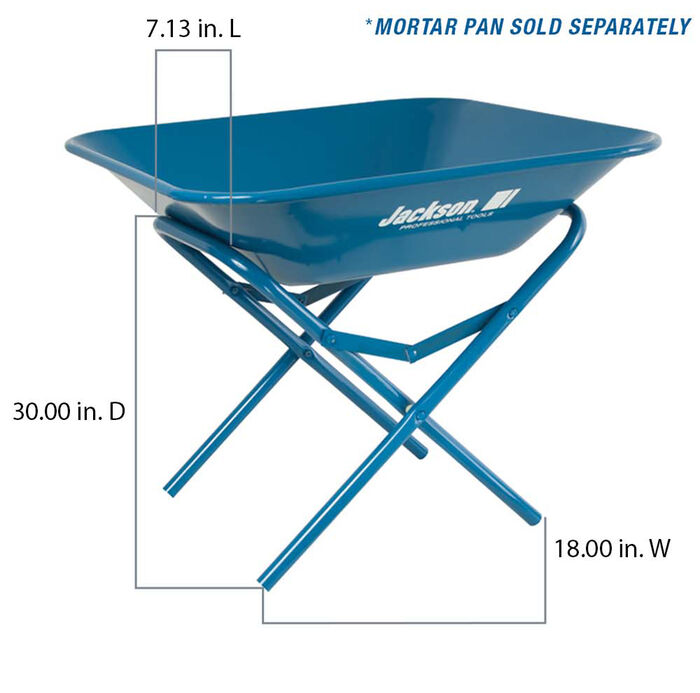 Jackson steel mortar pan stand image number 1