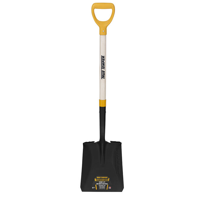 Forged Square Point Shovel with Comfort Step and D-Grip on Hardwood Handle image number 0