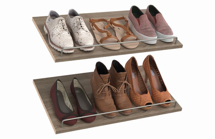 BRIGHTWOOD 25 IN ANGLED SHOE SHELF image number 2